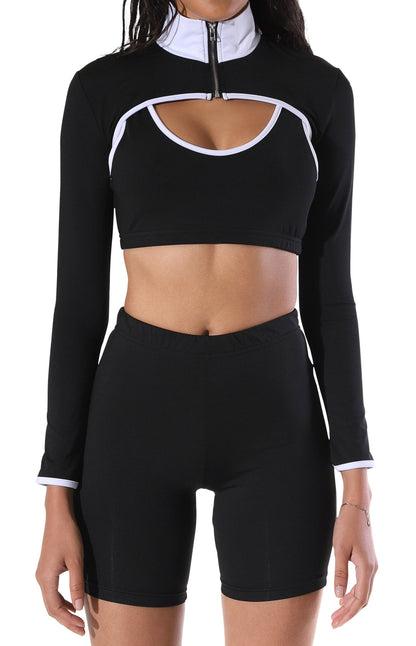 Addison L/S Crop Top