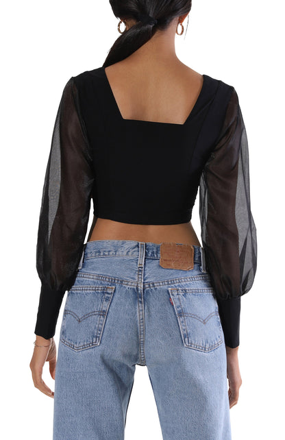 Maci L/S Crop Top