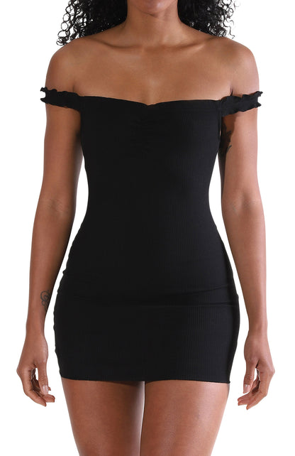 Gracie Mini Dress - Black
